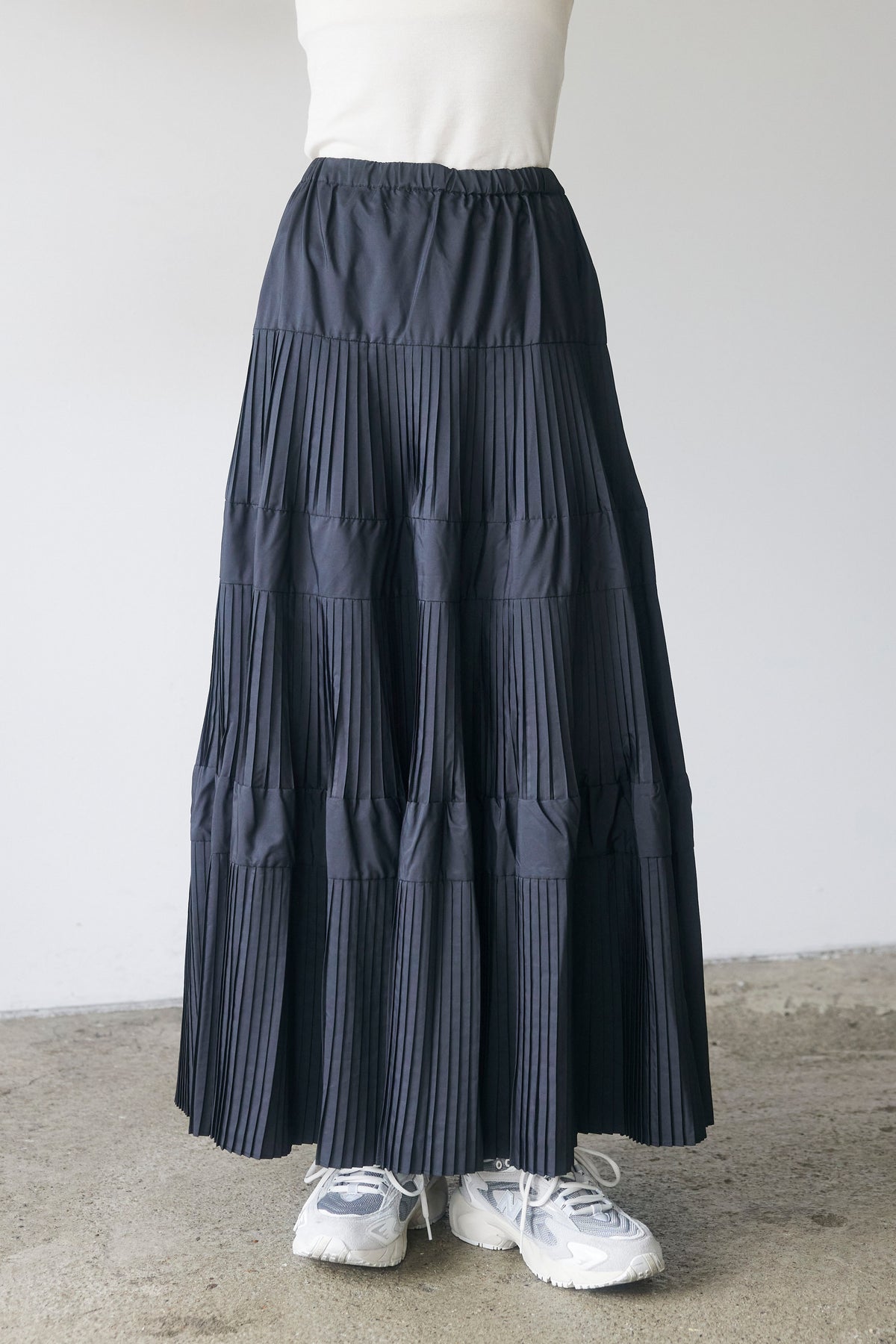 【Jane Maple】ヴィンテージ ティアードスカート フレアスカート 黒