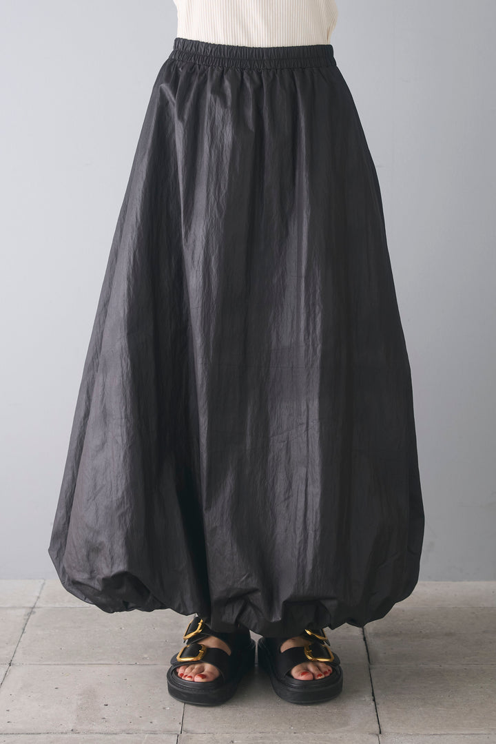 [SET]裾バルーンロゴプルオーバー+バルーンタフタスカート(2set)
